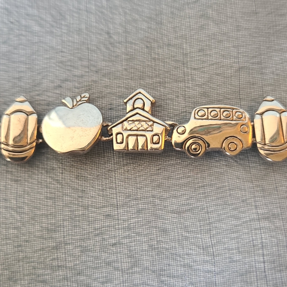 Silver Teacher Bracelet - Picture 3 of 10